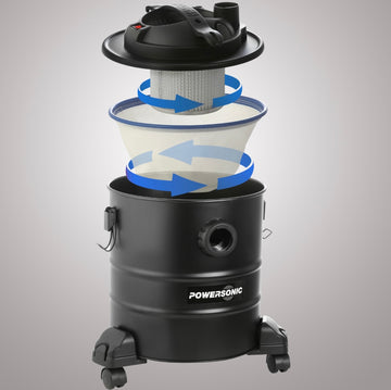 Ash/Cole Vacuum Cleaner - 1200W - 20 Litre - Matt Black