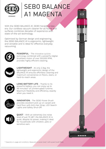 SEBO Balance Magenta