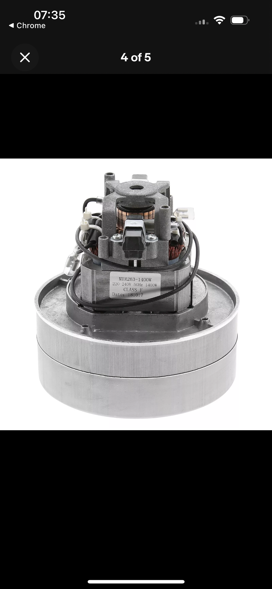 High Quality 800W 2 Stage Motor For Numatic Henry HVR200 HVX200
Vacuum Cleaners