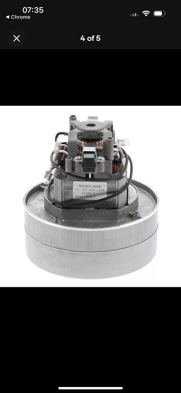 High Quality 800W 2 Stage Motor For Numatic Henry HVR200 HVX200
Vacuum Cleaners