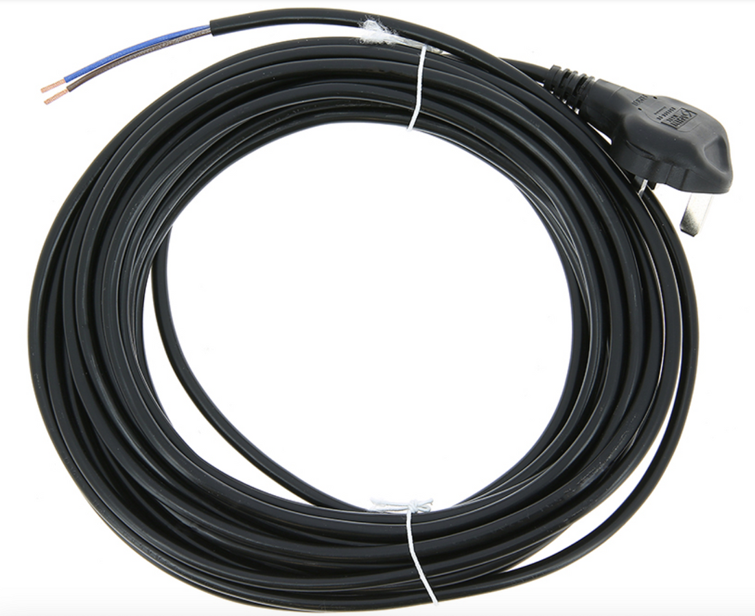 Vacuum cleaner flex - 12m 1.0mm 2 core 13 amp